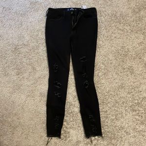Hollister High-Rise Black Super Skinny Jeans